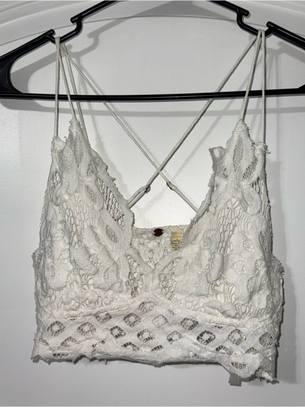 Free People White Bralette Women’s Size XS Lace